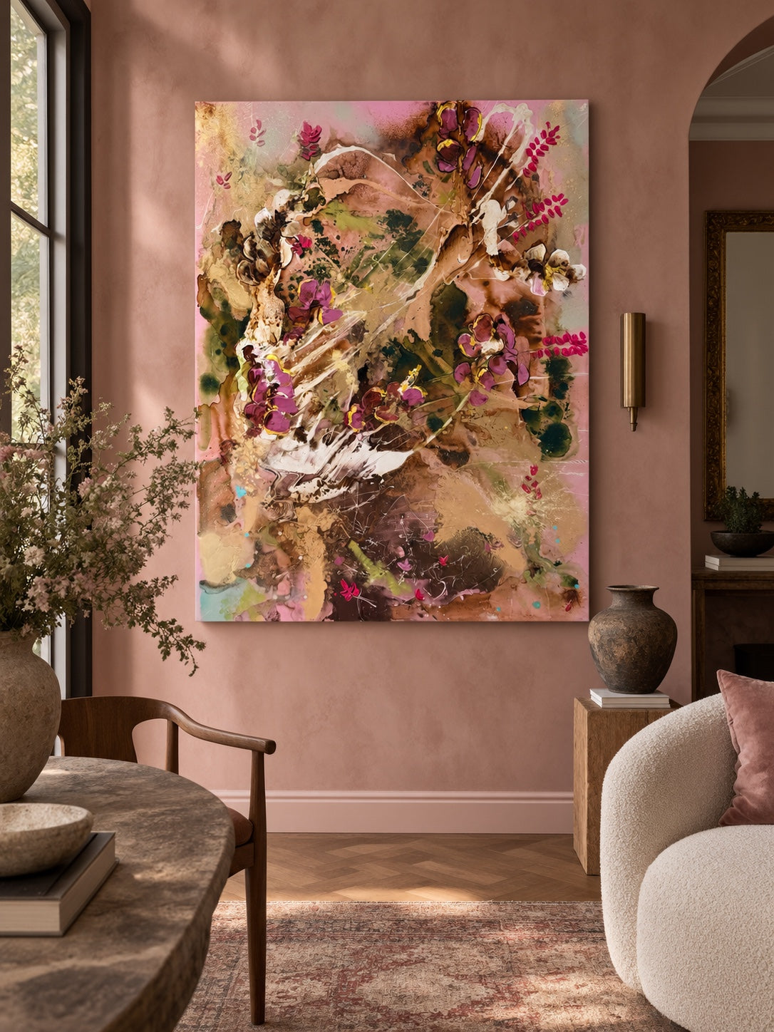 Wildflowers Soft original artwork by Sun Spell Studio